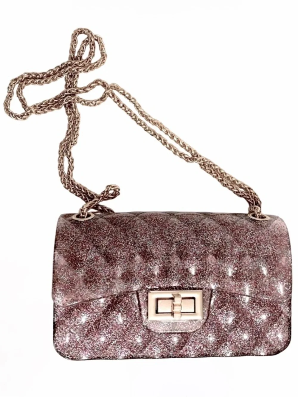 Jelly Style Sparkle Shoulder Bag - Picture 1 of 6